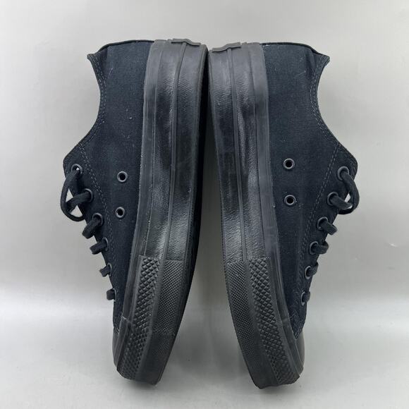 Converse Chuck Taylor All Star Platform Women Size 9.5 Black Low Shoes Sneakers - Picture 6 of 8